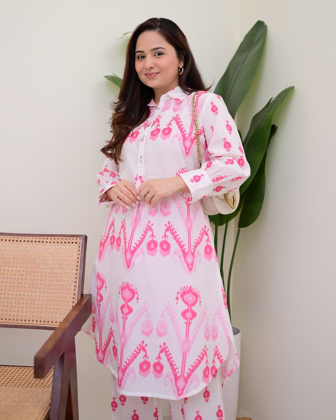 Aahana New Designer Co-Ord Set Pink