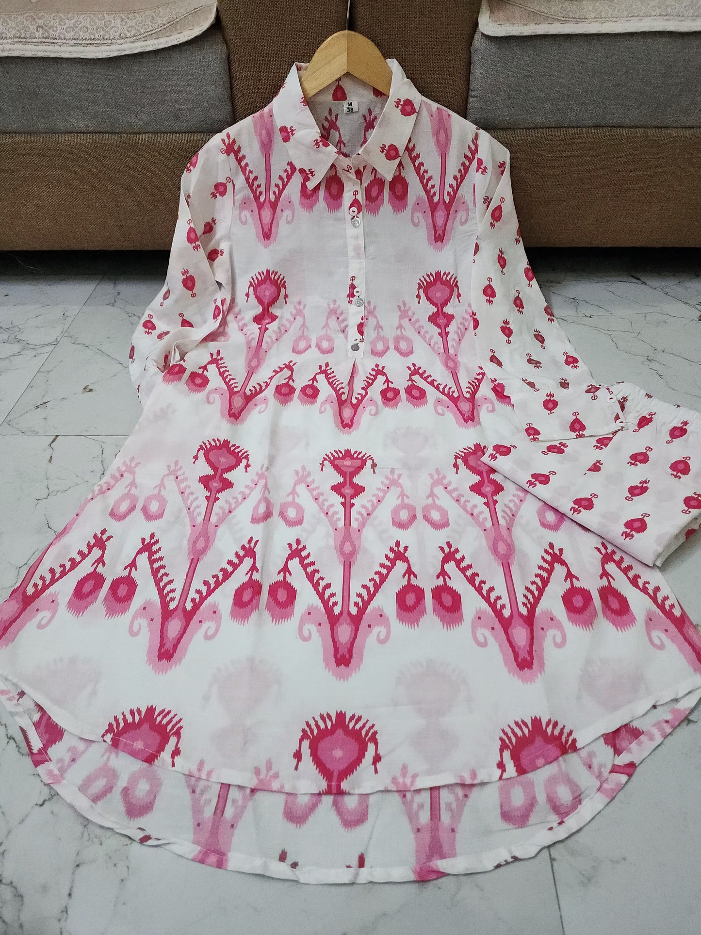 Aahana New Designer Co-Ord Set Pink