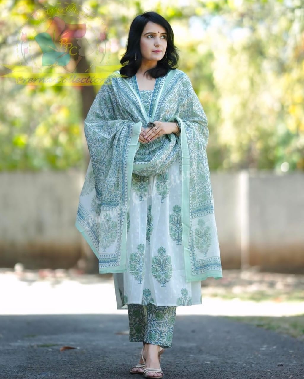 Cotton Printed Aaliyah Kurta Pant With Dupatta