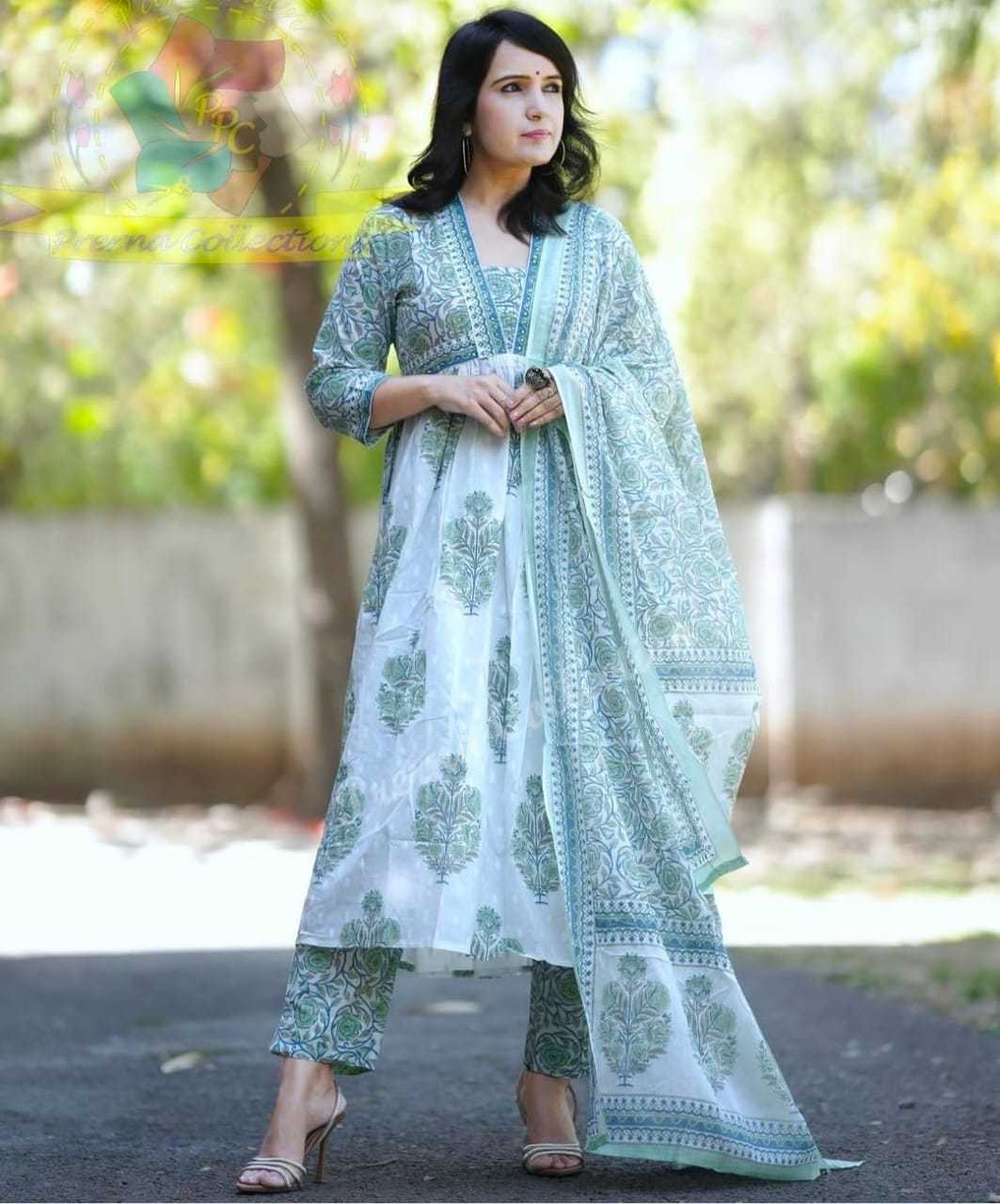 Cotton Printed Aaliyah Kurta Pant With Dupatta